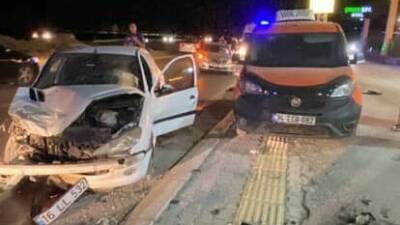 Hatay’ın Arsuz ilçesinde gece saatlerinde meydana gelen trafik kazasında iki