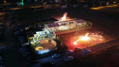 Iğdır’da bir düğün töreninde yanlış yerleştirilen havai fişekler az kalsın