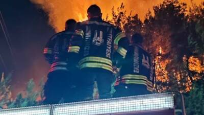 Erzurum Büyükşehir Belediyesi İtfaiye Daire Başkanlığı, Hatay’daki yangınları söndürmek için