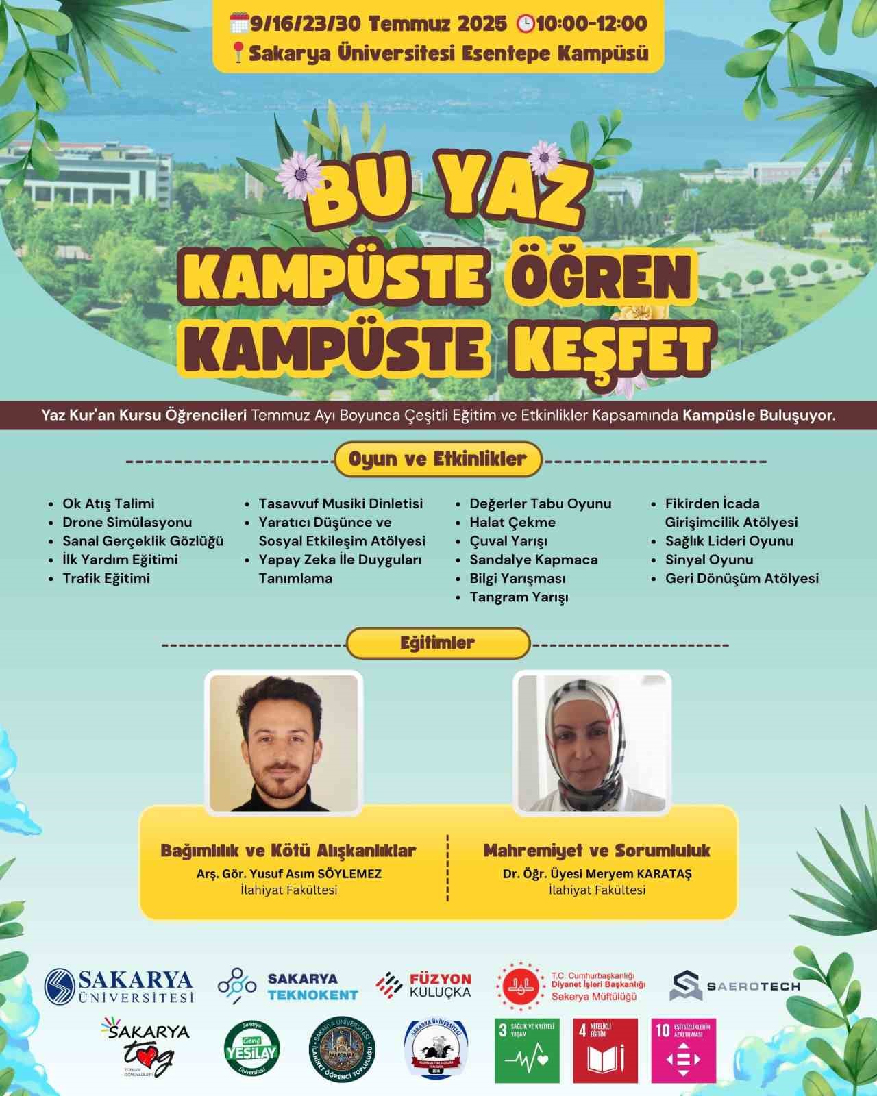 Sakarya Üniversitesi Sağlık Kültür ve Spor Daire Başkanlığı Kültür Şube