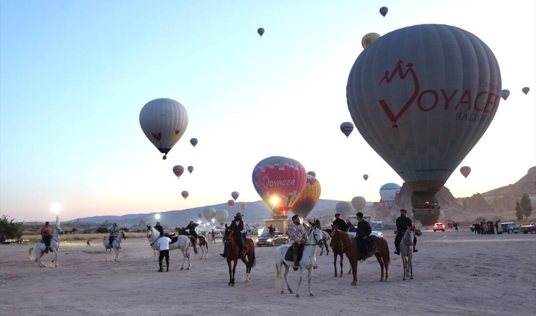 NEVŞEHİR (AA) – Nevşehir’in Göreme beldesinde, “Kapadokya At ve Atçılık
