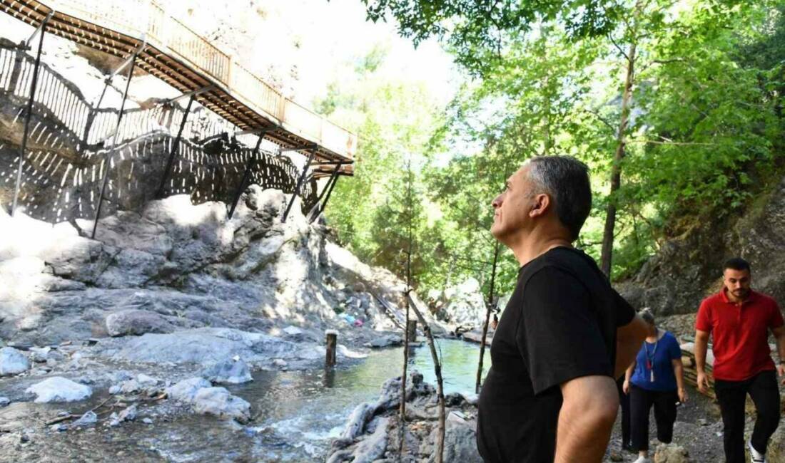 Osmaniye Belediyesi tarafından hayata geçirilen Karaçay Şelalesi Kanyon Yürüyüş Yolu