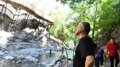 Osmaniye Belediyesi tarafından hayata geçirilen Karaçay Şelalesi Kanyon Yürüyüş Yolu