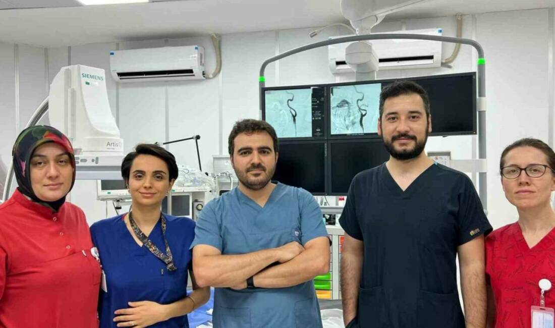 Kastamonu Eğitim ve Araştırma Hastanesi Girişimsel Radyoloji Ünitesi’nde beyne giden