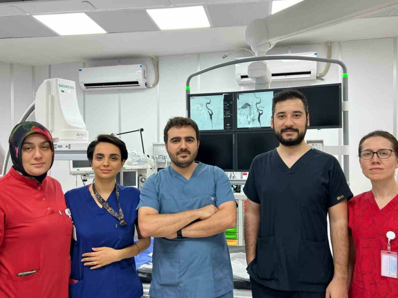 Kastamonu Eğitim ve Araştırma Hastanesi Girişimsel Radyoloji Ünitesi’nde beyne giden