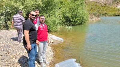 Muğla’nın Menteşe ilçesindeki Kozağaç Baraj Gölü’ne 40 bin sazan yavrusu