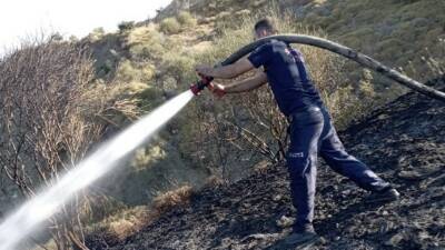 Balıkesir’in Marmara Adası ilçesine bağlı Çınarlı Mahallesi liman mevkiinde çıkan