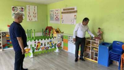 Menteşe İlçe Milli Eğitim Müdürü İdris Kömürcü, okul ziyaretleri kapsamında