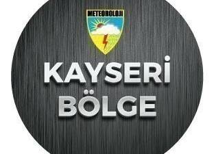 Meteoroloji 7. Bölge Müdürlüğü’nden yapılan açıklamada; Kayseri ve çevresinde hava