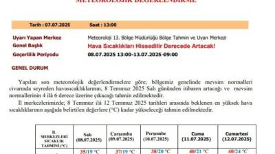 Meteoroloji 13. Bölge Müdürlüğü; Elazığ, Malatya, Bingöl, Tunceli ve Adıyaman