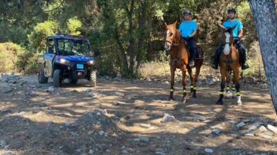 Aydın’ın Kuşadası ilçesinde jandarma ekipleri tarafından Dilek Yarımadası Milli Parkı,