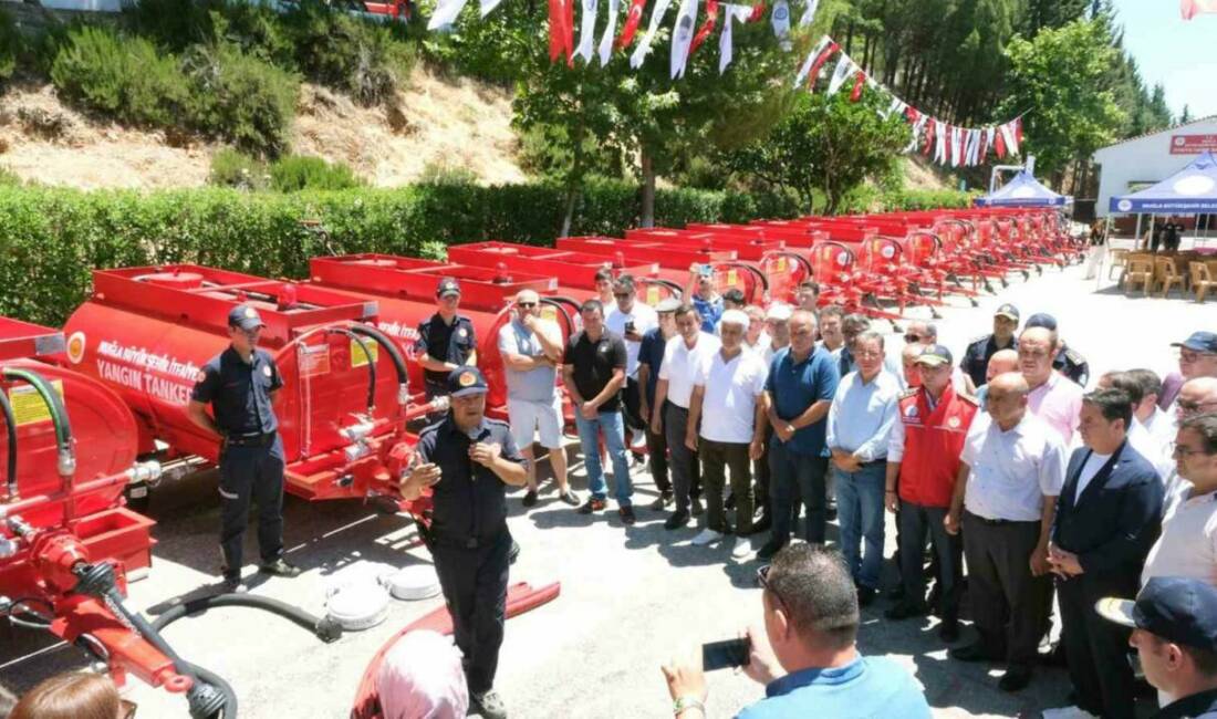 Muğla Büyükşehir Belediyesi, yangın tehlikesine yönelik 25 adet ilk müdahale