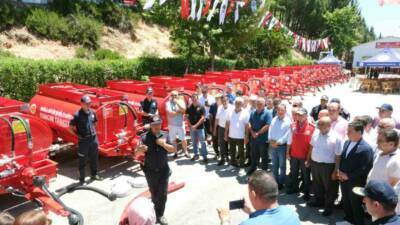 Muğla Büyükşehir Belediyesi, yangın tehlikesine yönelik 25 adet ilk müdahale