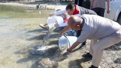 Nevşehir de ’Su Kaynaklarının Balıklandırılması Projesi’ çerçevesinde ekosisteme katkı sağlamak