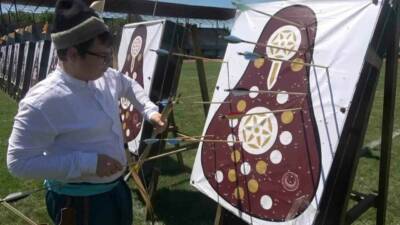 Türkiye Geleneksel Türk Okçuluk Federasyonu Yönetim Kurulu Üyesi Kenan Özcan,