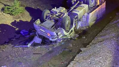 Isparta’nın Şarkikaraağaç ilçesi Fele köyü yolunda sürücüsünün direksiyon hakimiyetini kaybettiği