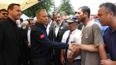 - Törene, İçişleri Bakanı Ali Yerlikaya ve Jandarma Genel Komutanı