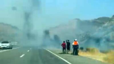 Siirt’in Baykan ilçesine bağlı Veysel Karani beldesi yakınlarındaki ağaçlık alanda