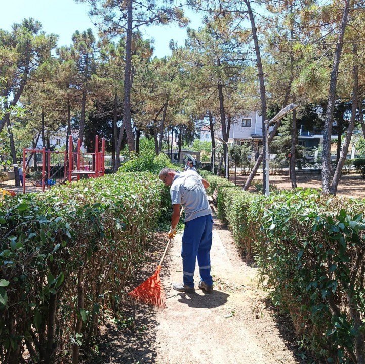 Silivri Belediyesi Park ve Bahçeler Müdürlüğü ilçede bakım, onarım ve