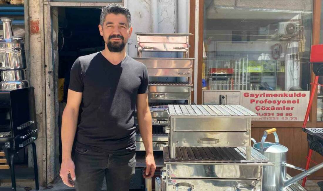 Eskişehir’de mangal satışı Gökhan Duru isimli esnaf, satışlarının son zamanlarda