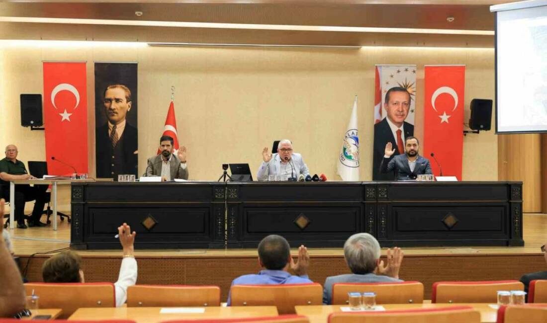 Talas Belediye Meclisi Temmuz ayı toplantısını gerçekleştirerek gündeminde bulunan konuları