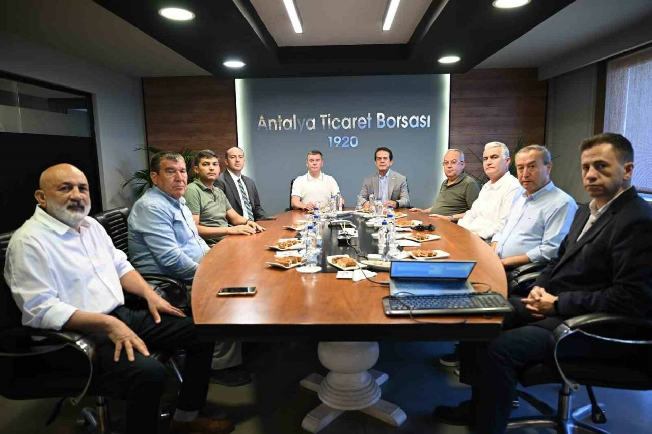 Tataristan Başbakan Yardımcısı ve Tarım-Gıda Bakanı Marat Ahmetov, Antalya Ticaret