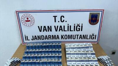 VAN (AA) – Van’da jandarma ekiplerince gerçekleştirilen kaçakçılık operasyonlarında 10