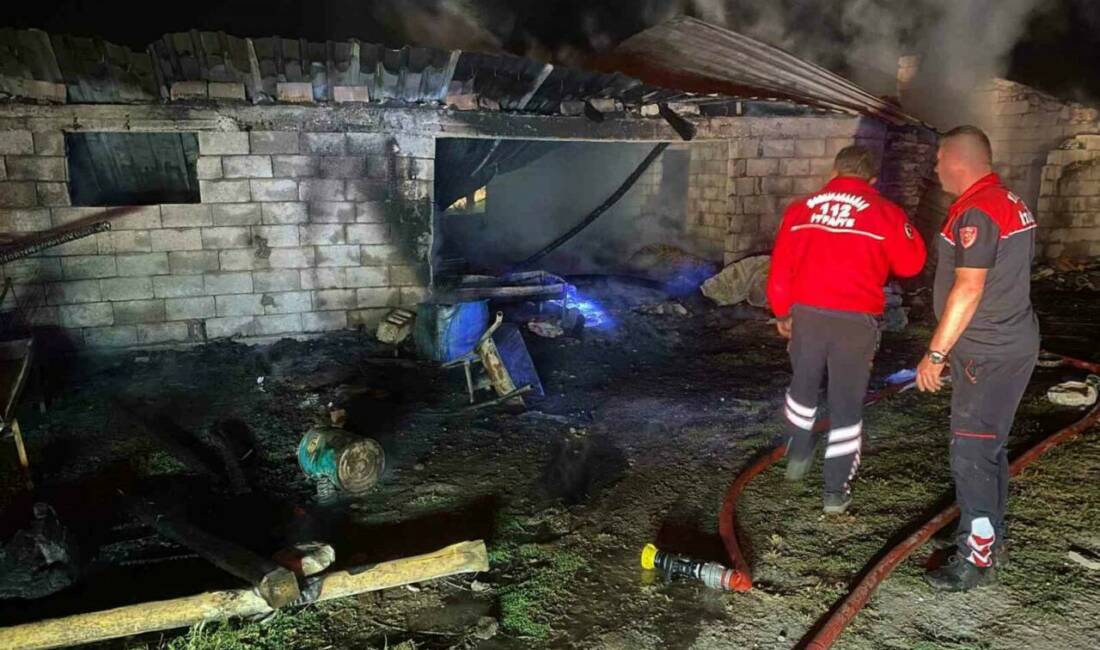 Isparta’nın Yalvaç ilçesine bağlı Koruyaka köyünde gece saatlerinde çıkan besihane