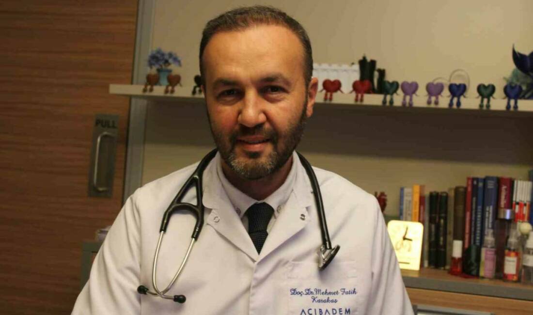 Acıbadem Kayseri Hastanesi Kardiyoloji Uzmanı Doç. Dr. Mehmet Fatih Karakaş,