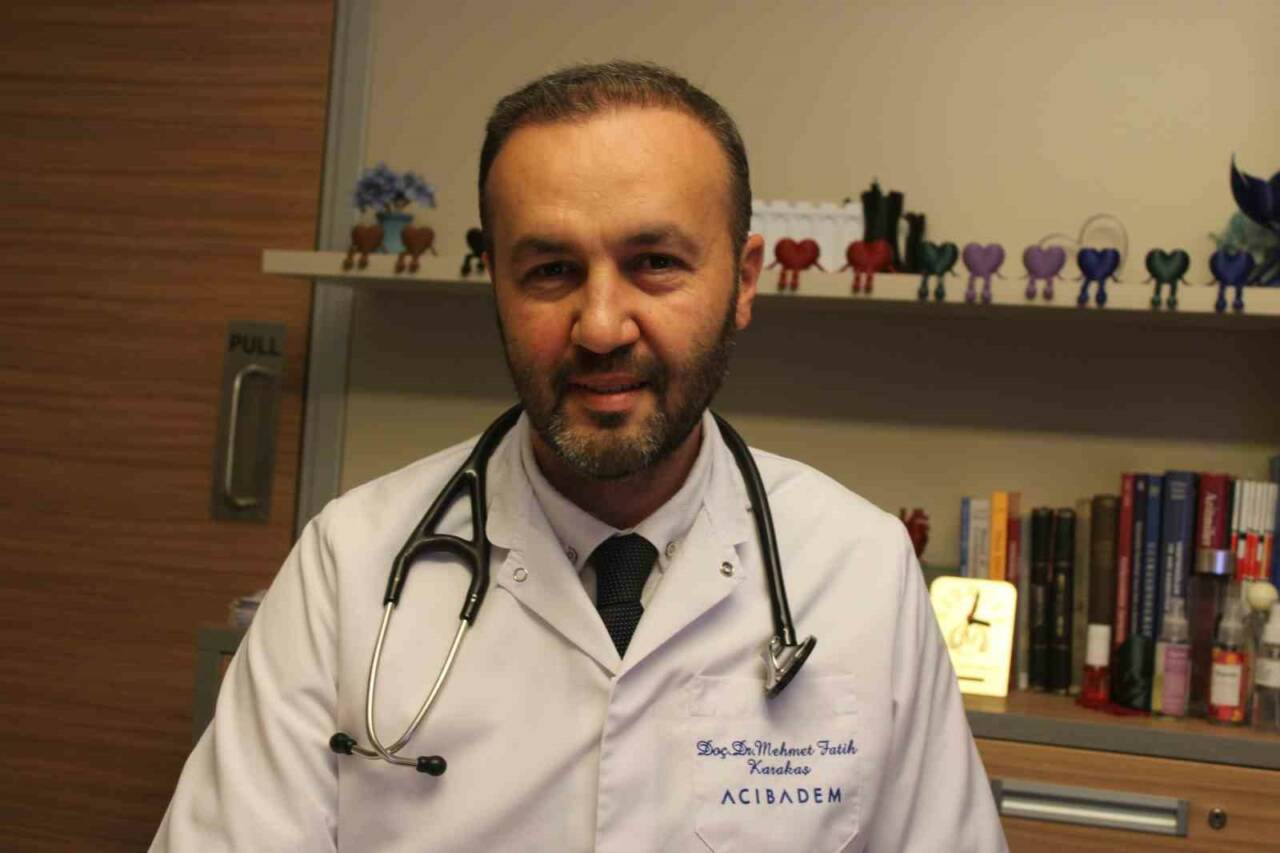Acıbadem Kayseri Hastanesi Kardiyoloji Uzmanı Doç. Dr. Mehmet Fatih Karakaş,