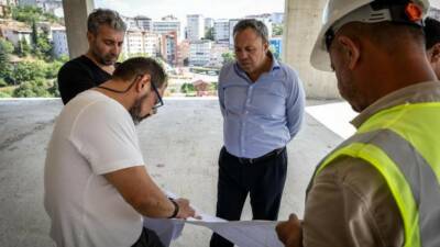 Bilecik İl Emniyet Müdürü Hakan Yılmaz, yapımı devam eden yeni