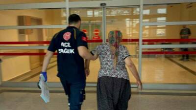 Adıyaman’da, yılan tarafından ısırılan kadın, hastaneye kaldırıldı. Adıyaman merkez Davuthan