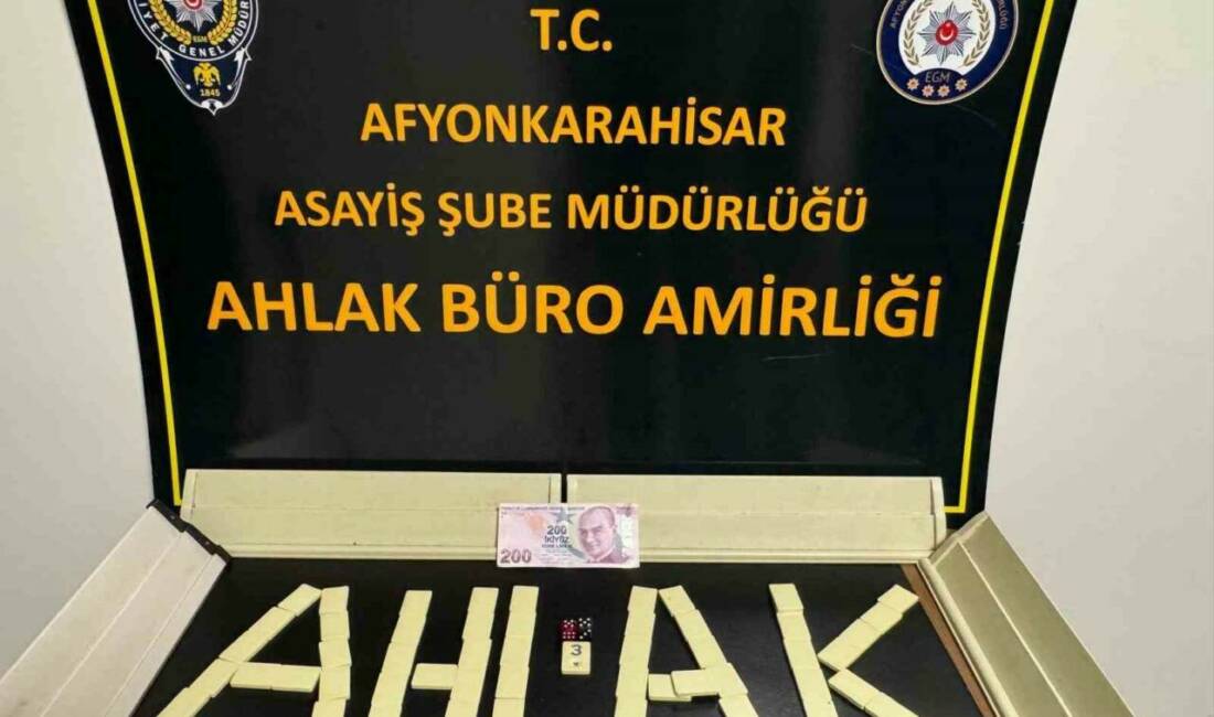 Afyonkarahisar İl Emniyet Müdürlüğü tarafından suç ve suçlularla mücadele kapsamında