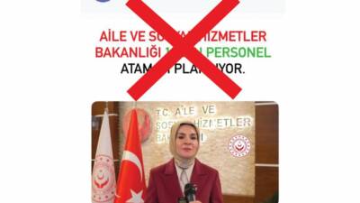 Aile ve Sosyal Hizmetler Bakanlığı, 10 bin personel ataması yapılacağı
