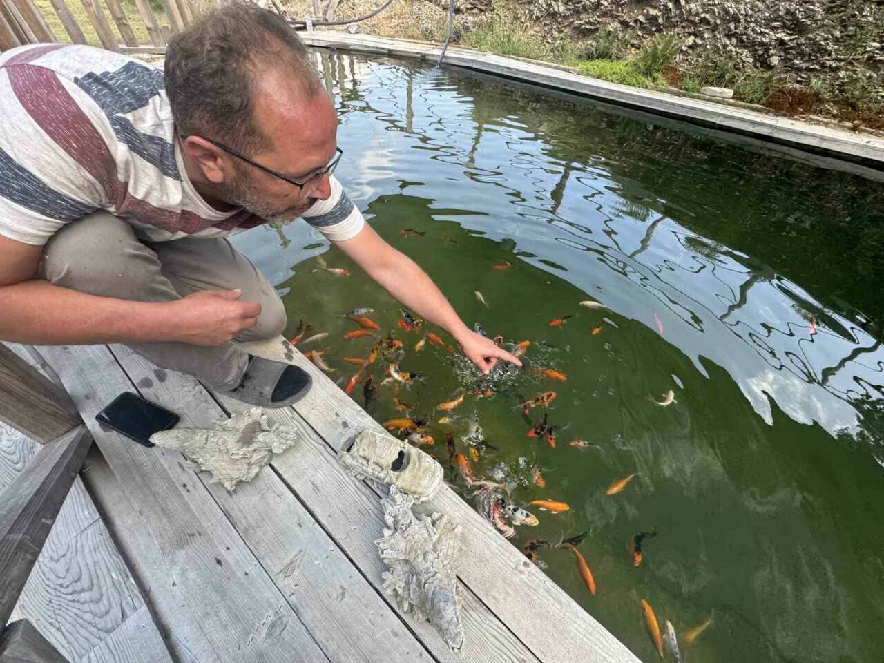 Antalya’nın İbradı ilçesi Ürünlü mahallesinde oturan Selami Bozkurt, çocukluğundaki akvaryum