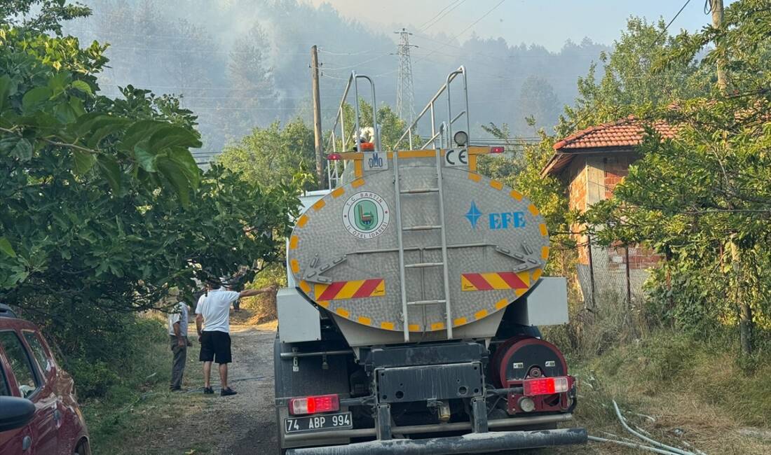 BARTIN (AA) – Bartın’da ormanlık alanda çıkan yangını kontrol altına
