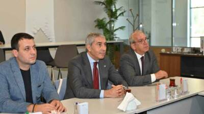 Beypazarı Kaymakamı Ünal Coşkun ve beraberindeki heyet, OSTİM Organize Sanayi