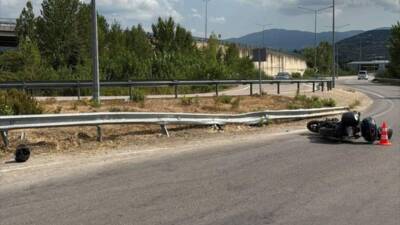BURSA (AA) – Bursa’nın İnegöl ilçesinde motosikletin bariyere çarpması sonucu