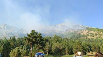 Gümüşhane’nin Şiran ilçesinde çıkan örtü yangını, ekiplerin müdahalesiyle söndürüldü. Şiran’ın
