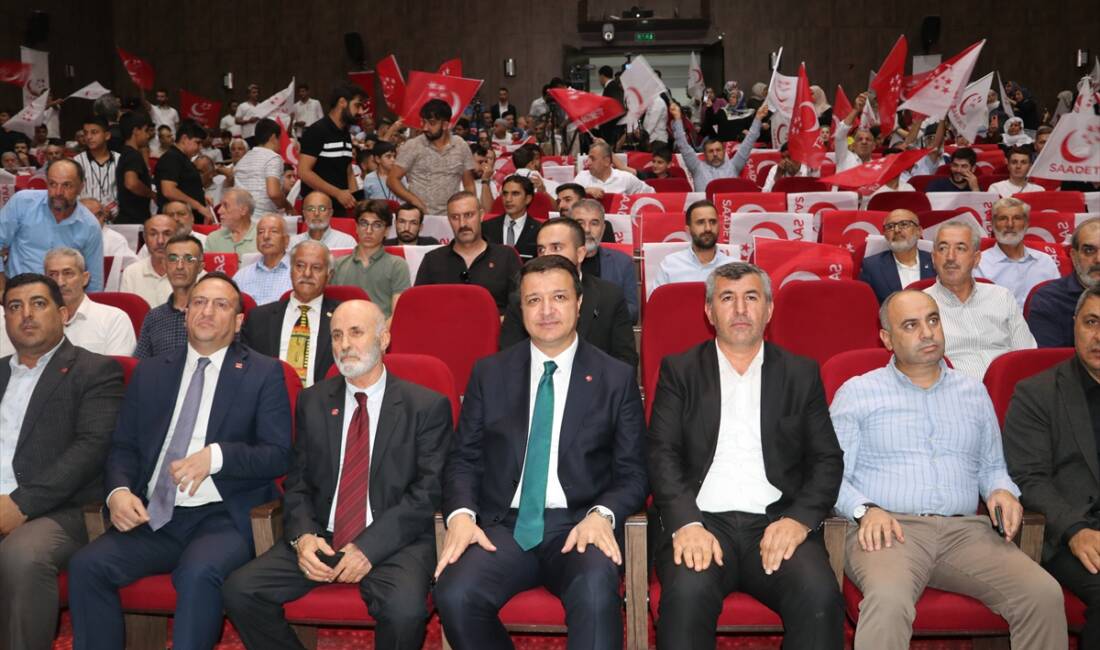 BATMAN (AA) – Saadet Partisi Genel Başkanı Mahmut Arıkan, Batman’da