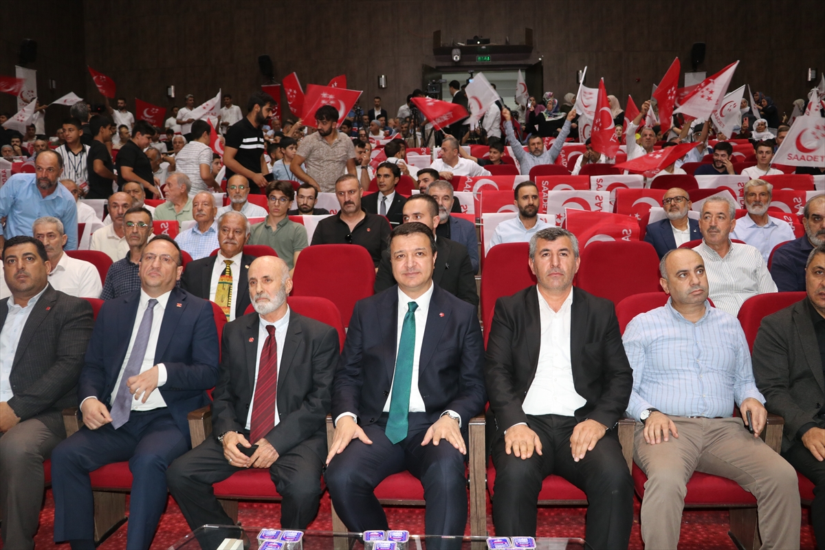 BATMAN (AA) – Saadet Partisi Genel Başkanı Mahmut Arıkan, Batman’da