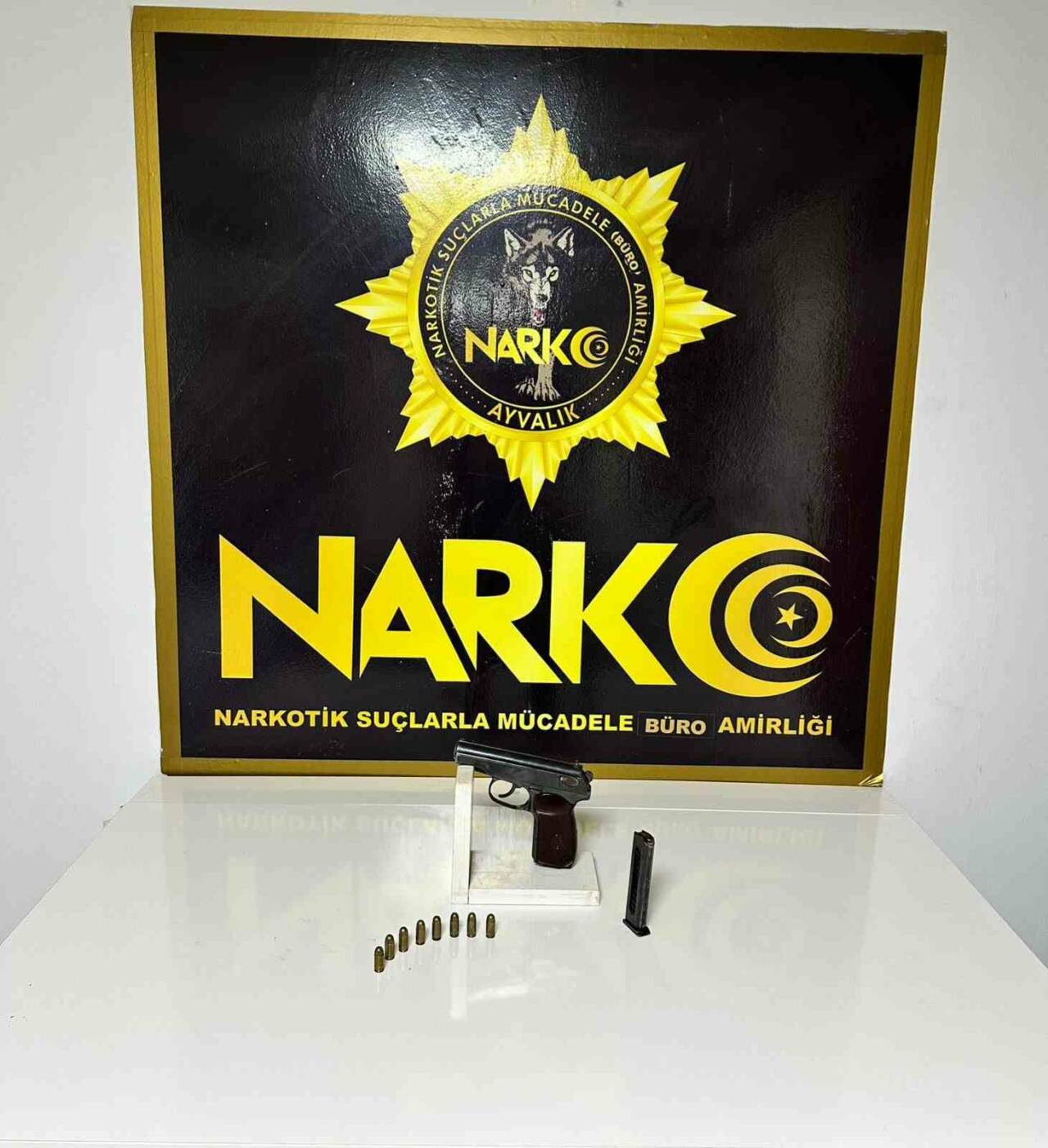 Balıkesir Ayvalık İlçe Emniyet Müdürlüğü’ne bağlı Narkotik Suçlarla Mücadele Büro