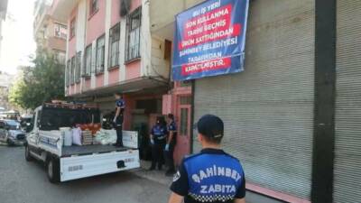 Gaziantep’te tarihi geçmiş ürün sattığı için işlem yapmak isteyen zabıta