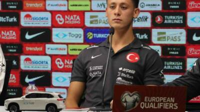 Arda Güler: “Dünya Kupası’na gitmek en büyük hedefimiz” A Milli Futbol Takımı futbolcularından Arda Güler, İspanya maçı öncesi