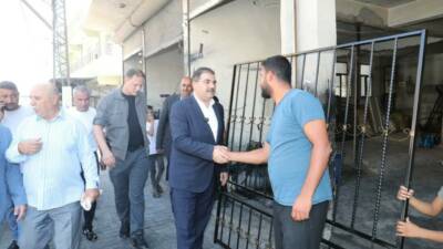 Haliliye Belediye Başkanı Mehmet Canpolat, mahalle gezileri çerçevesinde Sancaktar Mahallesi’ni