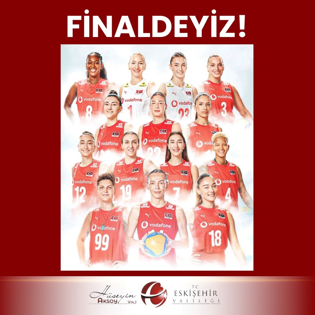 Eskişehir Valisi Hüseyin Aksoy bir mesaj yayımlayarak, Japonya’yı yenip finale