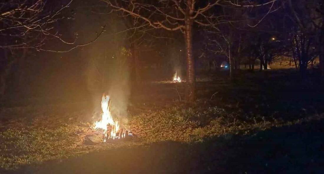Erzincan’ın Üzümlü ilçesine bağlı Bayırbağ köyünde çiftçiler, ani sıcaklık düşüşüyle