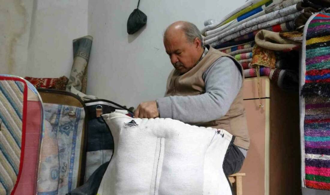 Gaziantep’te ağabeyi ile birlikte babasından öğrendiği semer, palan, heybe ve