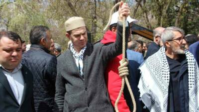 Gaziantep’te sivil toplum kuruluşları İsrail’in Filistinli esirlerin idam edilmesiyle ilgili