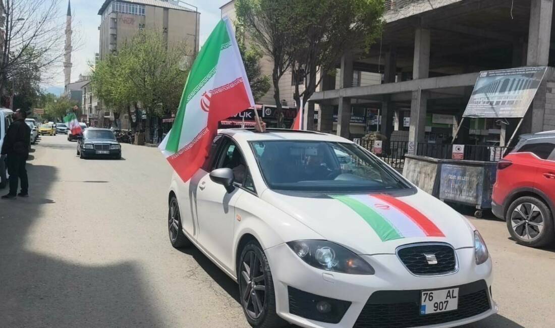 Iğdır’da yaklaşık 500 araçlık konvoy oluşturularak İsrail Başbakanı Binyamin Netanyahu’nun